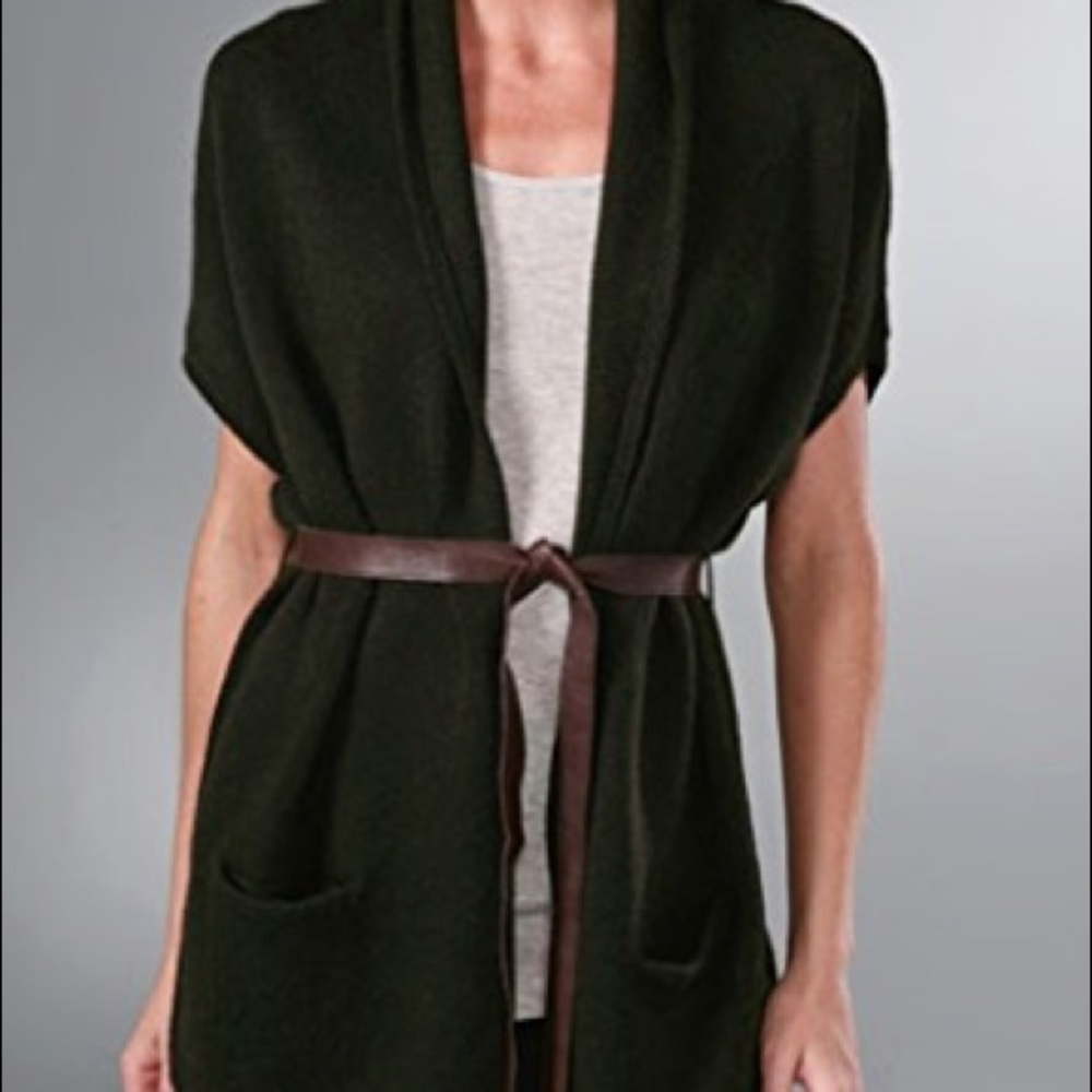 Vince short sleeve cardigan